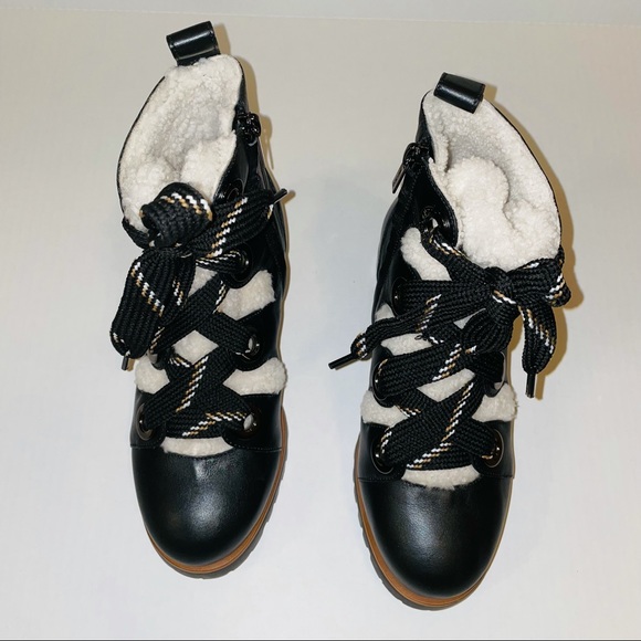 NEW JIMMY CHOO Bei Ankle Leather Combat Boots - Picture 8 of 16